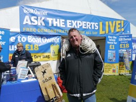 Visitor Stephen Few at Beaulieu Boatjumble 2016