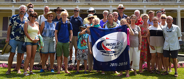 World ARC 2015 - Tour to Chateau Labourdonnais Mauritius - Photographer Joel Chadwick © WCC