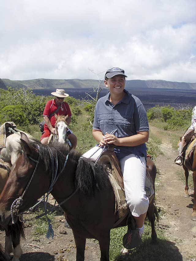 A different mode of transport in the Galapagos