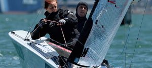 Australian Paralympic sailor Liesl Tesch in action