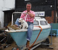 Dave Selby and his dog Bart