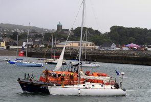 Wicklow RNLI on callout. Credit: RNLI/Tommy Dover
