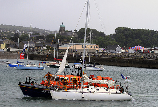 Wicklow RNLI on callout. Credit: RNLI/Tommy Dover