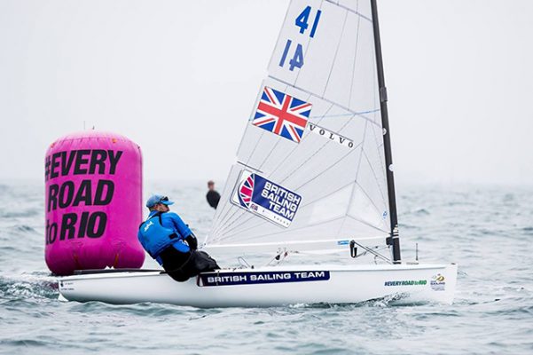 Giles Scott in action at the Weymouth and Portland Sailing World Cup ©Pedro Martinez/Sailing Energy