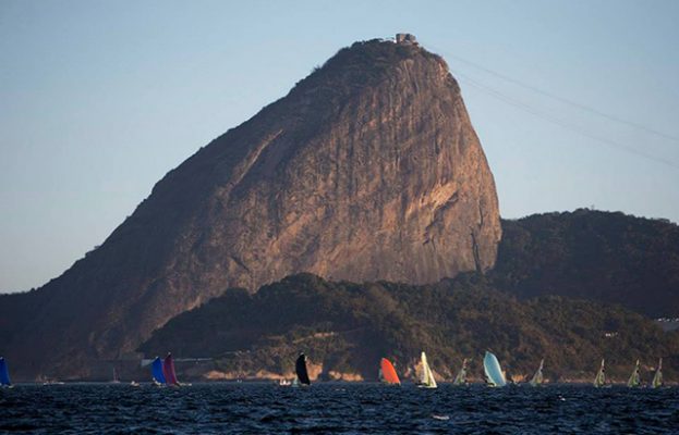The Rio Olympic sailing waters. Credit: Ocean Images/British Sailing Team