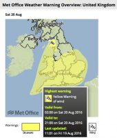 Met Office weather warning