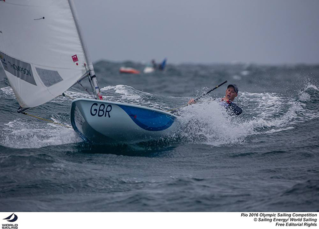 Nick Thompson - Laser ©Sailing Energy/World Sailing