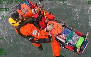 UK Coastguard medevacs woman from Clipper Race yacht