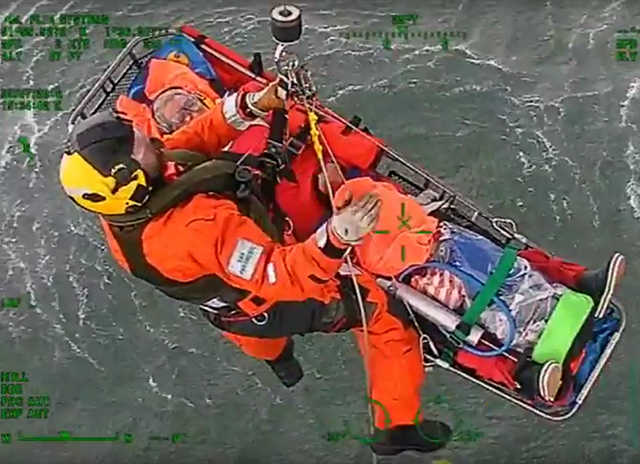 UK Coastguard medevacs woman from Clipper Race yacht