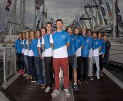 Team GB sailors open the Southampton Boat Show. Credit: onEdition