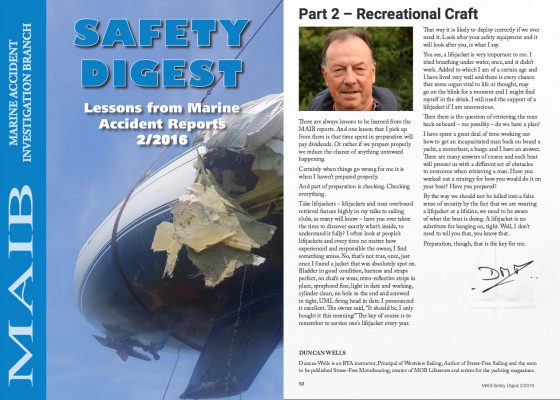 MAIB Safety Digest