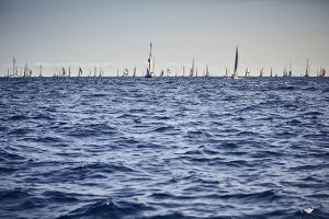 212 yachts depart from Las Palmas de Gran Canaria and head for Saint Lucia. ©James Mitchell/WCC