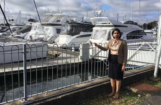Fareham MP Suella Fernandes has spoken out against the growing problem of thefts from boats in the Solent area