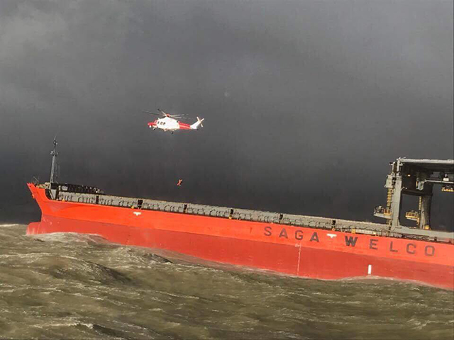 RNLI Dover and Dungeness assist Coastguard in major incident. Credit-rnli-crewman-mark-hamilton
