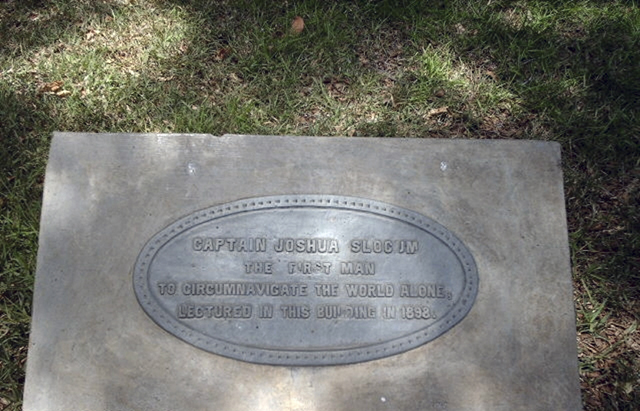St Helena_Plaque commemorating Joshua Slocum’s visit