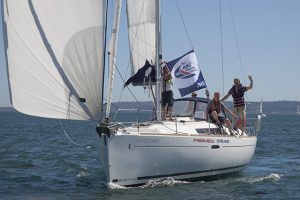 ARC Channel Islands 2016 yacht Mon Dilemme, en route from Cherbourg to Guernsey