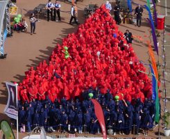 Largest human image of a boat
