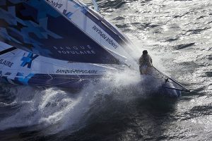 Vendée Globe leader Armel Le Cléac'h. © Yvan Zedda/BPCE