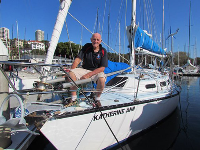 Australian Trophy – Bill Hatfield of the yacht Katherine Anne