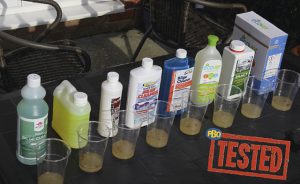 Bilge cleaners on test