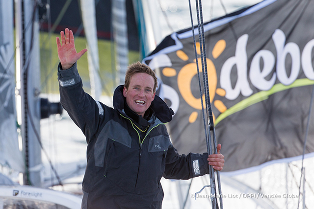 Conrad Colman. Photo credit: Jean-Marie Liot/DPPI/Vendee Globe