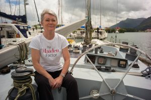 Tracy Edwards reunited with Maiden