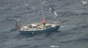 40ft yacht rescue 210NM off the coast of Sydney