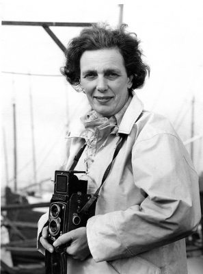 Eileen Ramsay on Hamble Marina, summer 1963. Credit: Eileen Ramsay / PPL