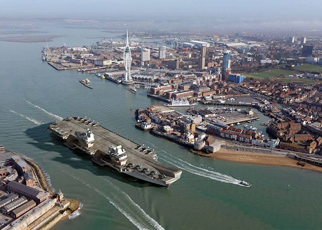 Portsmouth Harbour. Credit Haslar Marina