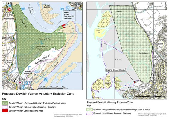 Proposed Voluntary Exclusion Zones