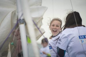 Solent students Go Sail thanks to the 1851 Trust. Credit: Charlie Ross/Monitoba.com