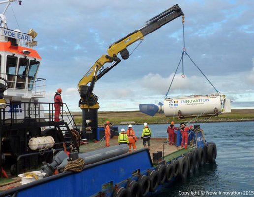 Nova Innovation to study Bardsey Sound potential for tidal generation. Picture credit: Nova Innovation