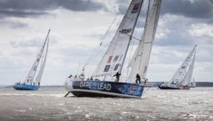 Clipper round-the-world yacht race start. Credit: onEdition
