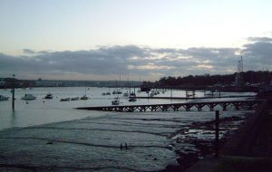 Boats moored on the river Medway, which is managed by the Environment Agency