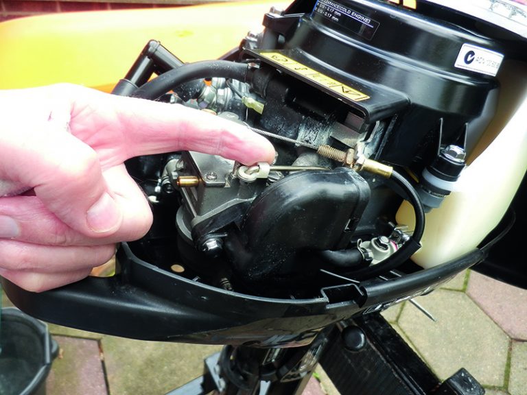 How to clean an outboard motor carburettor stepbystep Practical Boat Owner