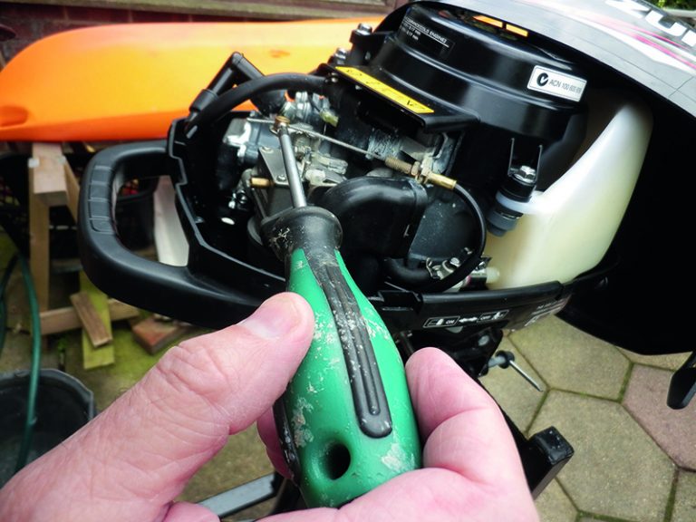 How to clean an outboard motor carburettor stepbystep Practical Boat Owner