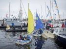 Children trying yachting at Scotland's Boat Show