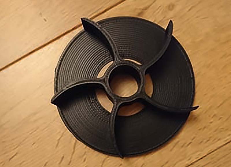 The 3D printed mechanical fan