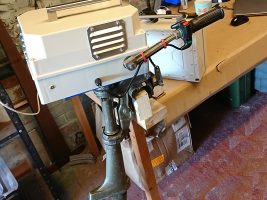 DIY-electric-outboard-motor-workshop_On_the_bench_at_home2