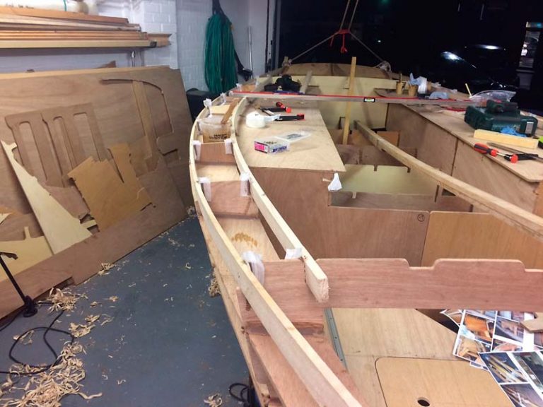 7. Scarf joints and stringers Practical Boat Owner