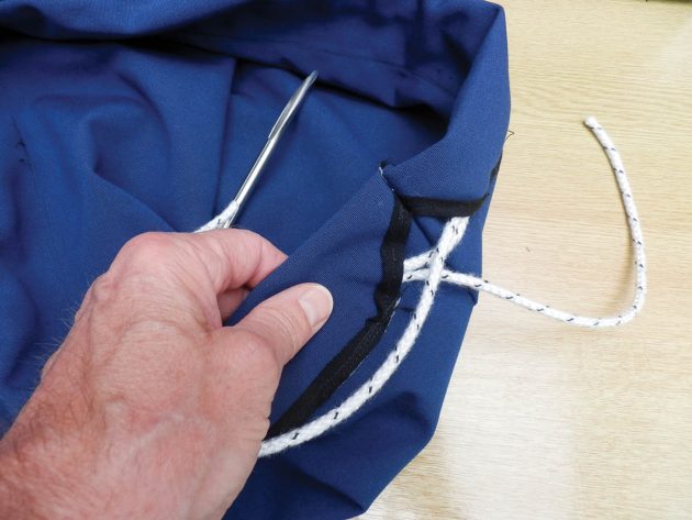 Make your own drawstring kit bag without metal eyelets – US Army style ...