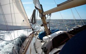 Nicholson 32 on deck photo