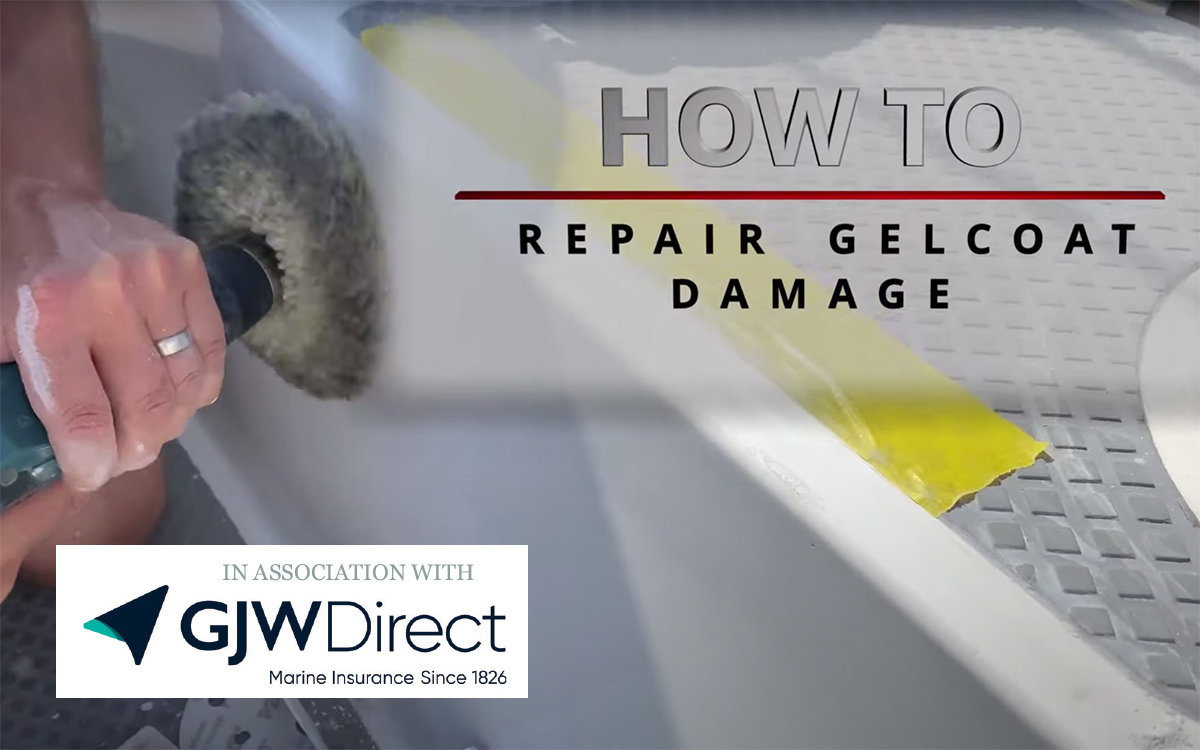 How to repair gel coat damage video guide Practical Boat Owner