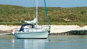 Kalessin anchored in Caolas Ban off the south coast of Coll