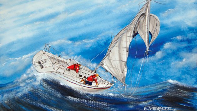 Rob Crabbe recalls the rig of a new yacht breaking on a delivery trip from Dartmouth to the Southampton Boat Show
