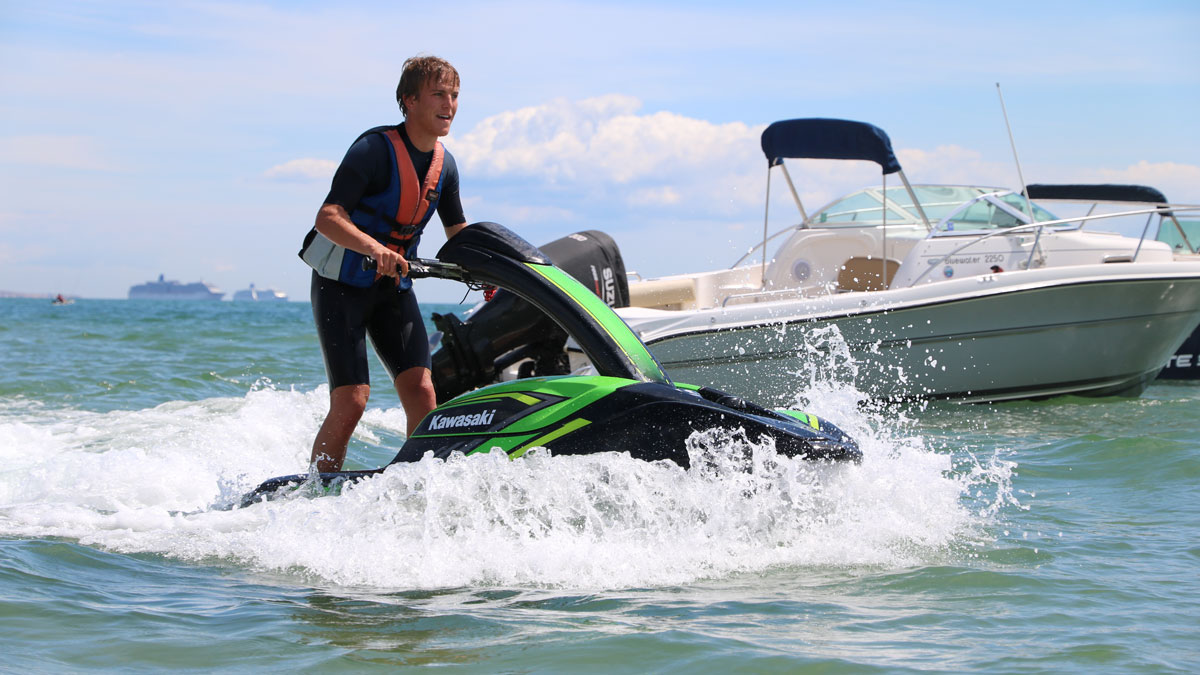 Riders of jet skis who drive recklessly could face a two year jail term