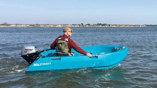 The Polycraft 300 Tuffy is a tri-hull