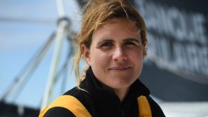 Yacht skipper Clarisse Crémer