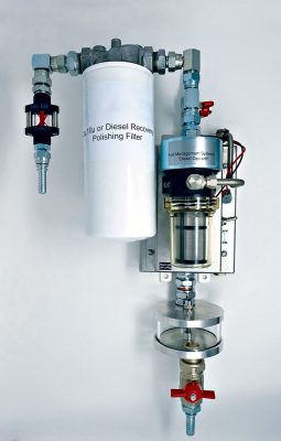 The optimal Dipper tank cleaning system with fuel polishing filter unit and inspection chamber