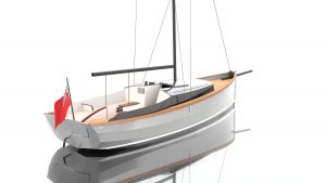A render of the new BayCruiser 32